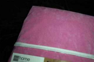 NIP JC PENNY PINK ICE VELVET FLOCKED CURTAIN RET. $35  