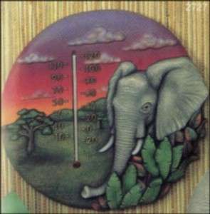 CERAMIC MOLDS SCIOTO  Elephant Thermometer Fahrenheit #2727  