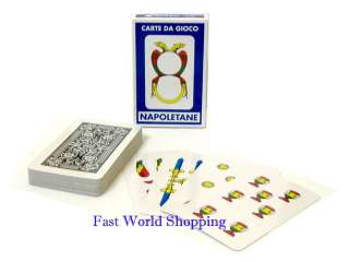 Mazzo di carte Napoletane plastificate per divertirvi con i vostri 