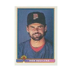 Rick Aguilera 1991 Bowman Card #334 