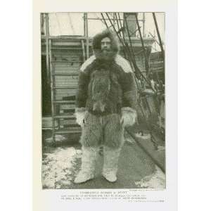  1909 Print Commander Robert E Peary Arctic Explorer 