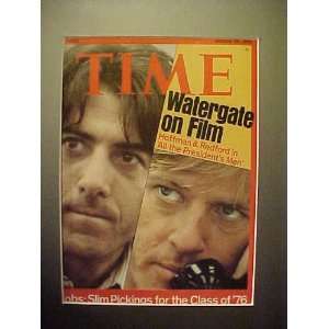  Dustin Hoffman & Robert Redford March 29, 1976 Time 