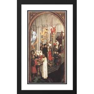 Weyden, Rogier van der 24x40 Framed and Double Matted Seven Sacraments 
