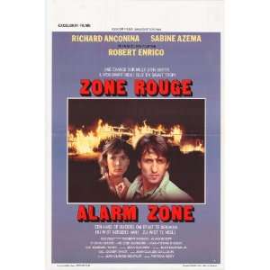  Zone Red (1986) 27 x 40 Movie Poster Belgian Style A