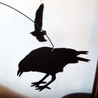   and Sweet Black Bird Nevermore The Raven Hanging Modern Mobile Decor