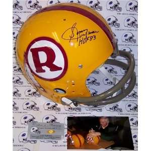 Sonny Jurgensen Autographed/Hand Signed Washington Redskins Throwback 