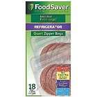 FoodSaver FSFRBZ0216 FreshSaver 1 Quart Zipper Bags 18 Pack *FREE 2 