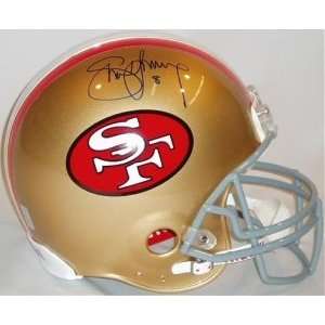 Steve Young Signed Helmet   Authentic   Autographed NFL Helmets