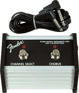 NEW   Fender 2 Button Channel/Chorus Footswitch  