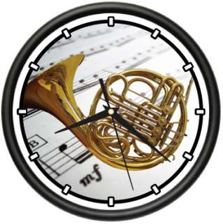 FRENCH HORN Wall Clock band music brass orchestra gift  