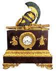 Antique French Louis XIV Style Bronze Mantle Clock  