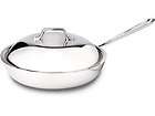 All Clad 11 in. Stainless Covered French Skillet 5025