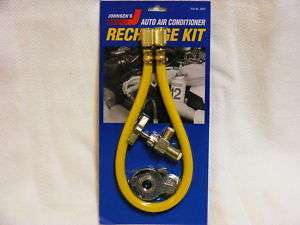 R12 R22 FREON REFRIGERANT RECHARGE CAN TAPPER HOSE KIT  