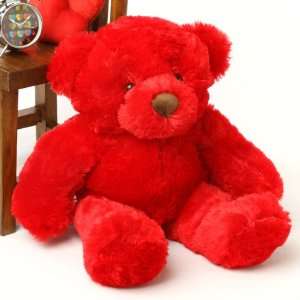  Riley Chubs Extra Plump and Adorable Bright Red Teddy Bear 