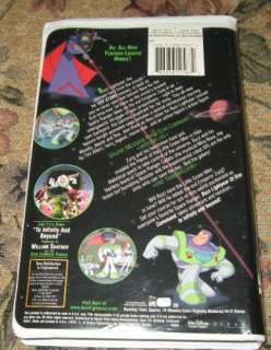 Buzz Lightyear of Star Command The Adventure Begins VHS with tim 