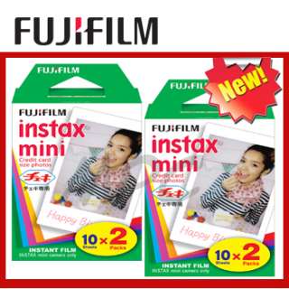 Fujifilm Instax Mini 25 50s 7s Instant Film (Twin Pack) 40 shots NEW 2 