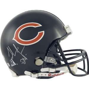 Thomas Jones Autographed Pro Line Helmet  Details Chicago Bears 