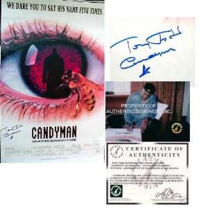 Tony Todd Autographed CANDY MAN Signed Poster & PROOF