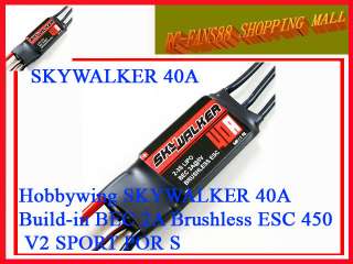   SKYWALKER 40A Build in BEC 2A Brushless ESC 450 V2 SPORT rc helicopter