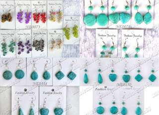 wholesale Lots turquoise gems handcraft womens earring  