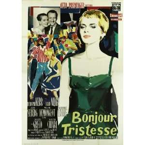  Bonjour Tristesse (1958) 27 x 40 Movie Poster Italian 