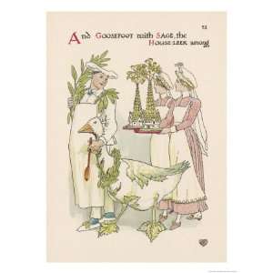   Goosefoot Giclee Poster Print by Walter Crane, 18x24