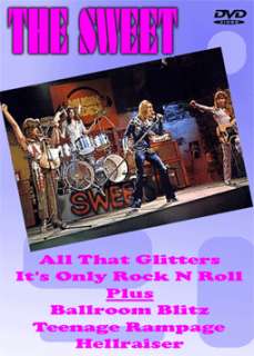 THE SWEET ALL THAT GLITTERS & ITS ONLY ROCK DVD  