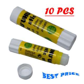 LOT 10 PCS Permanent STIC Solid Glue Stick Tool for Office Member 