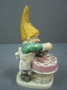   CONFECTIONER GOEBEL CO BOY GNOME FIGURINE Well 523 1972 WEST GERMANY