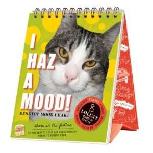  CheezBurger Cat Desktop Mood Chart by The Madison Park 