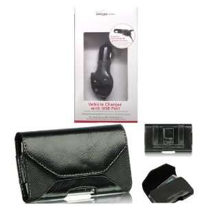   CAR CHARGER, Protection and Power Package Set + Bonus Cleaning Cloth