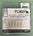 TUSQ Acoustic Guitar ALL WHITE PRESENTATION BRIDGE PINS