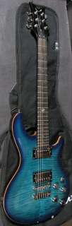 Dean Hardtail Guitar Select Trans Blue With Soft Case  