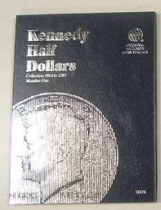   New Whitman US Kennedy Half Dollar Folder 1964 1985 No 1 
