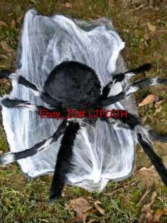ANIMATED GIANT JUMPING SPIDER HALLOWEEN PROP DECORATION   GREAT SOUNDS 