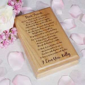  To My Love Personalized Valet Box 