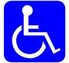 13 Handicap Disability Sign Wheelchair sticker/decal