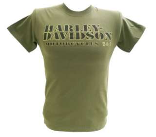Harley Davidson Las Vegas Dealer Tee T Shirt GREEN MEDIUM #RKS  