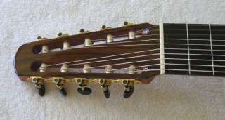   Model 15 Cedar / Mahogany Classical 10 String Harp Guitar w/ Case