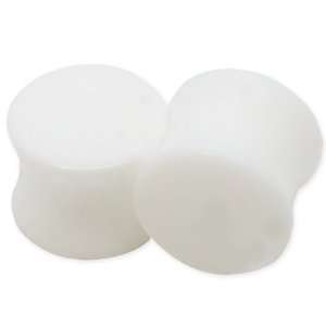   Plain Double Flared UV Ear Gauges Plugs ~ 1 ~ 25mm ~ Sold as a Pair