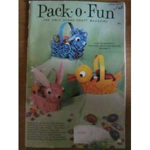  Pack o Fun Scrap Craft Magazine April 1973 Everything 