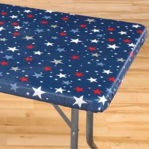  Patriotic Elasticized Banquet Tablecover Square