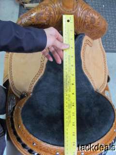   Silver Royal Harrison Fancy Barrel Saddle Never Used 14 1/2  