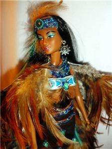   American barbie doll ooak dakotas.song world american Indian  
