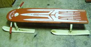 Space Rocket XS 17 Orbit Control Sled 1950s Vintage  