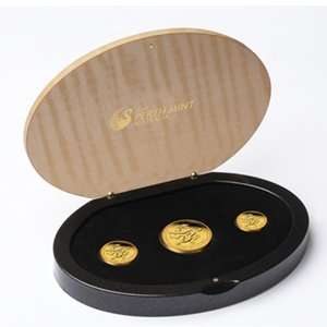   Gold Lunar Year of the Dragon (Series 2) 3 Coin Set 