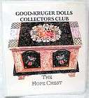   Dolls Collectors Club The Hope Chest 3 Ring Binder 11.5x1​0.5x1.5