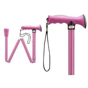   Powder Pink Soft Touch Adjustable Walking Cane