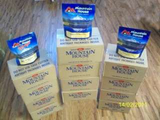 Mountain House 12 Cases, food storage, backpacking  