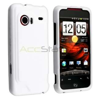 FOR HTC DROID INCREDIBLE VERIZON White Hard Case Cover Skin Premium 